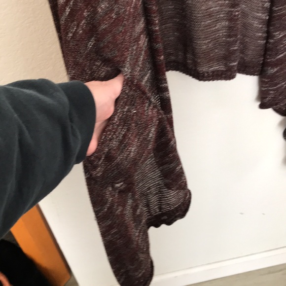 MOSSIMO SUPPLY CO. SOFT LIGHT SWEATER HOODIE SZ XXL MARBLED MAROON EXCELLENT CON - Picture 2 of 7